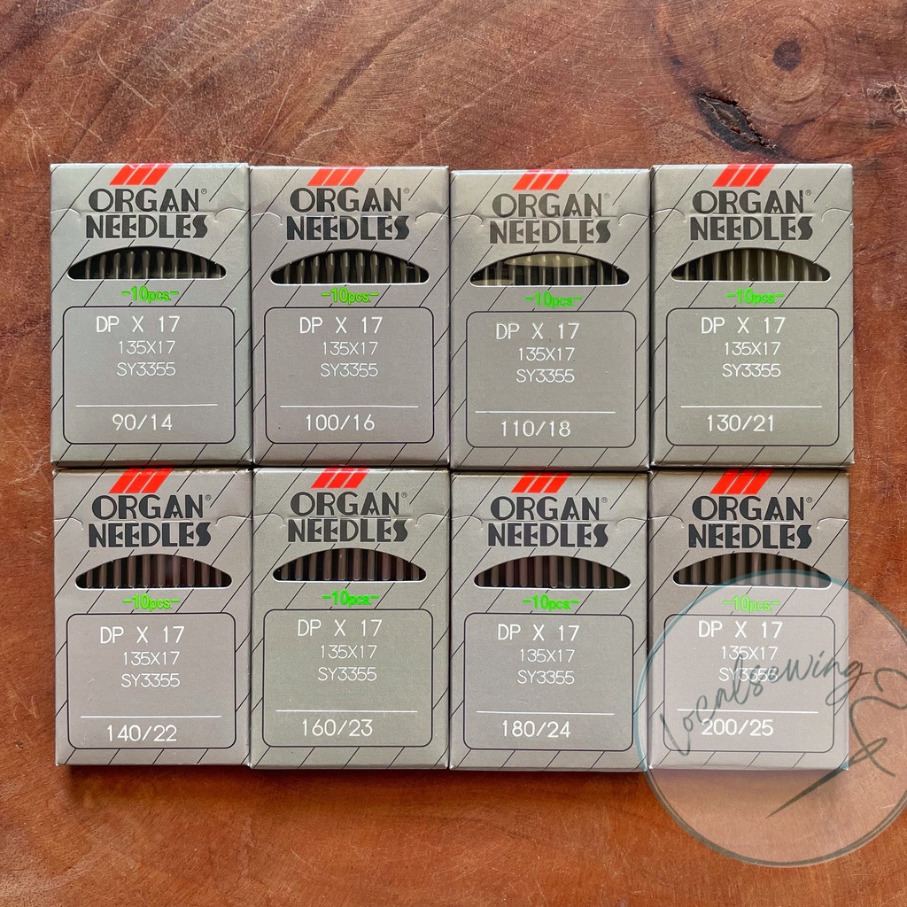 Jarum Jahit Organ Needles DP x 17 / Jarum Organ DP x 17++ / Jarum Mesin Jahit Walking Foot DP x 17++