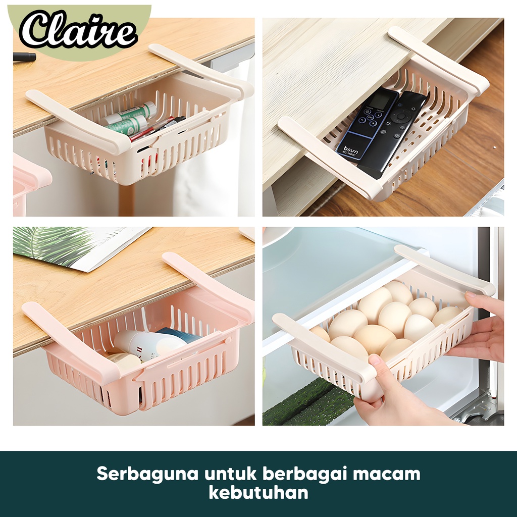 WADAH PENYIMPAN DI KULKAS / KERANJANG SERBAGUNA / KERANJANG WARNA