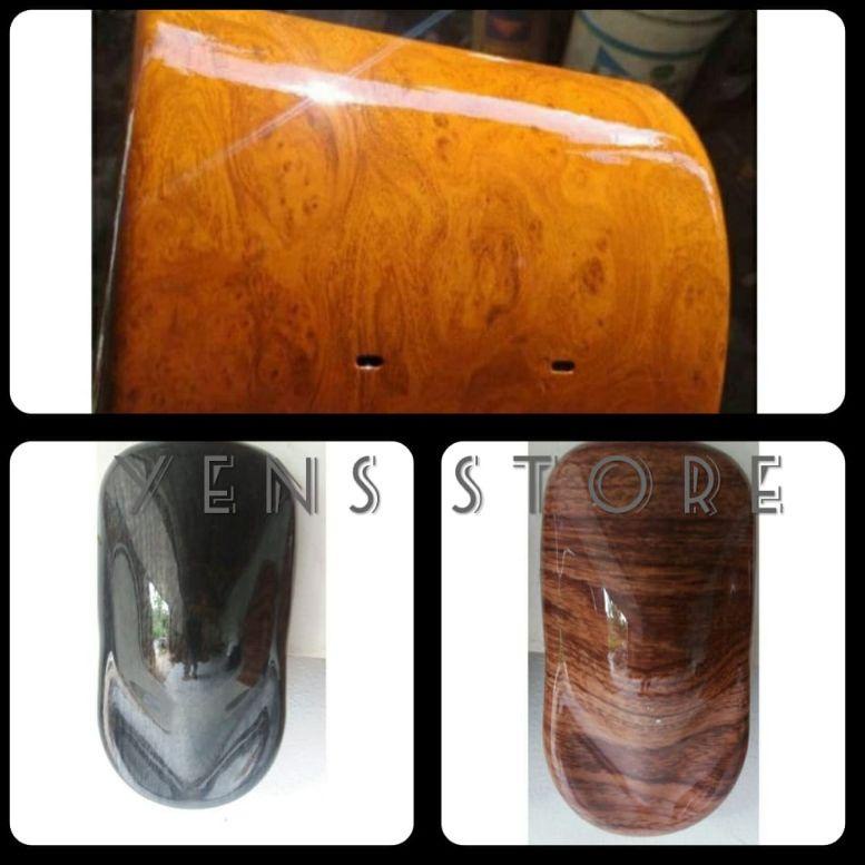 [PRODUK MZQAP] wtp carbon celup motif kayu water transfer printing MZK