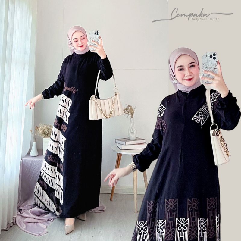 TERBARU GAMIS RAYON PREMIUM|HOMEY DRESS CANDI MEKAR|GAMIS TWILL