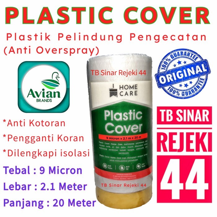 

Selotip Homecare Plastic Cover Home Care Plastik Masking Tape Pengganti Koran