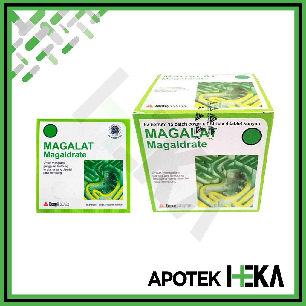 Magalat Tablet Box isi 15x4 Tablet - Mengatasi Gangguan Lambung Maag (SEMARANG)