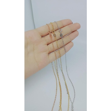 kalung anak rantai nori vensy/perak asli silver 925 lapis emas/perhiasan anak fashion terbaru