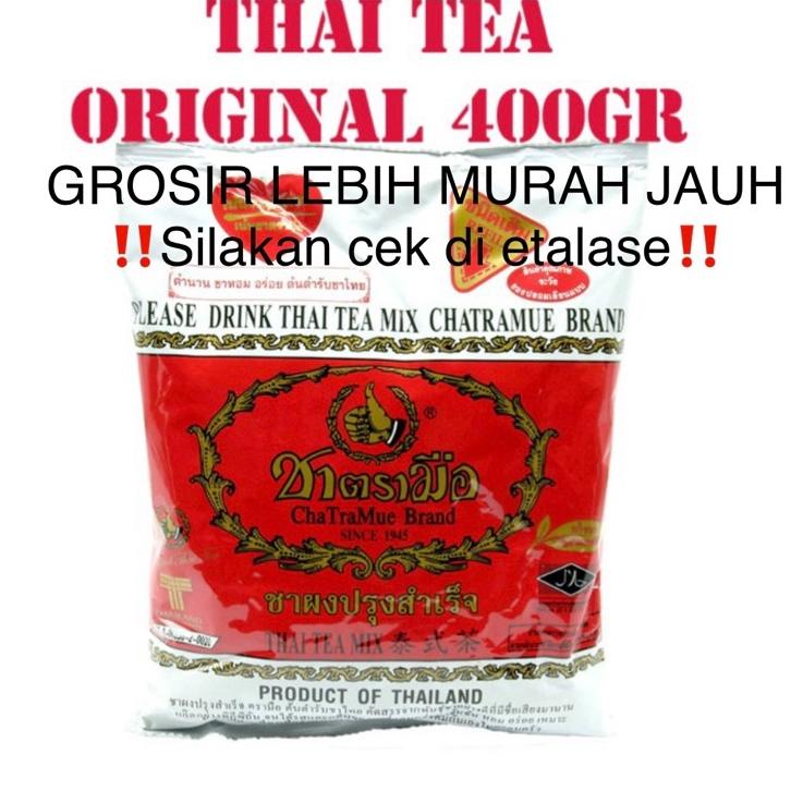 

【Penjualan Terbaik】✅COD THAI TEA CHATRAMUE ORIGINAL 400GR THAILAND / CHATRAMUE/ THAI TEA ORIGINAL 400GR THAILAND