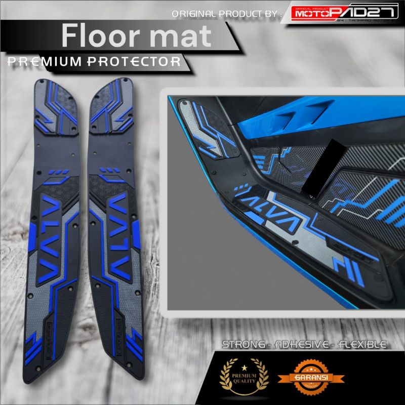 Karpet Motor Listrik ALVA ONE Bordes Pijakan Kaki Motor listrik ALVA ONE