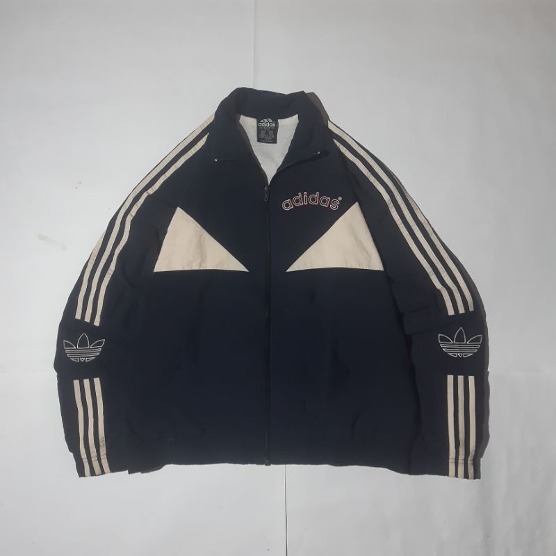 VINTAGE JAKET/JACKET WINDBREAKER ADIDAS SPELL OUT COLORBLOCK NOT ELLESSE