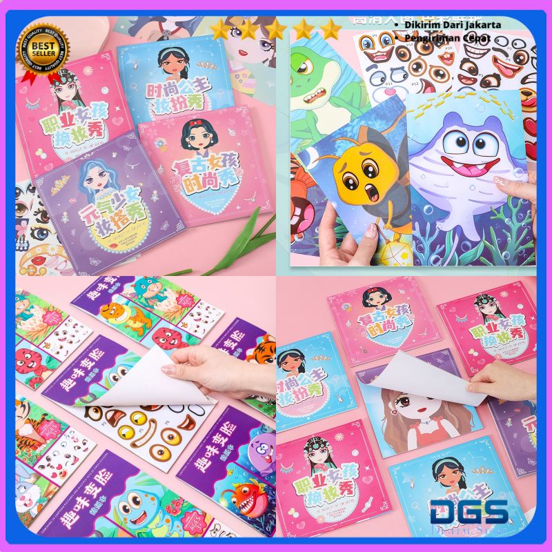 

Sticker Activity Book/ Stiker Anak / Stikerbook Mainan Edukasi Anak DGS