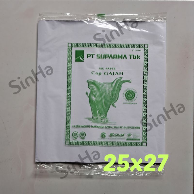 Kertas nasi putih cap Gajah