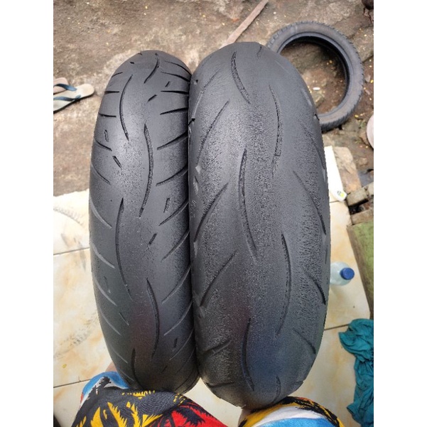 sepasang ban softcoumpond ring 17 cbr byson crf klx ninja ukuran 120 vs 160