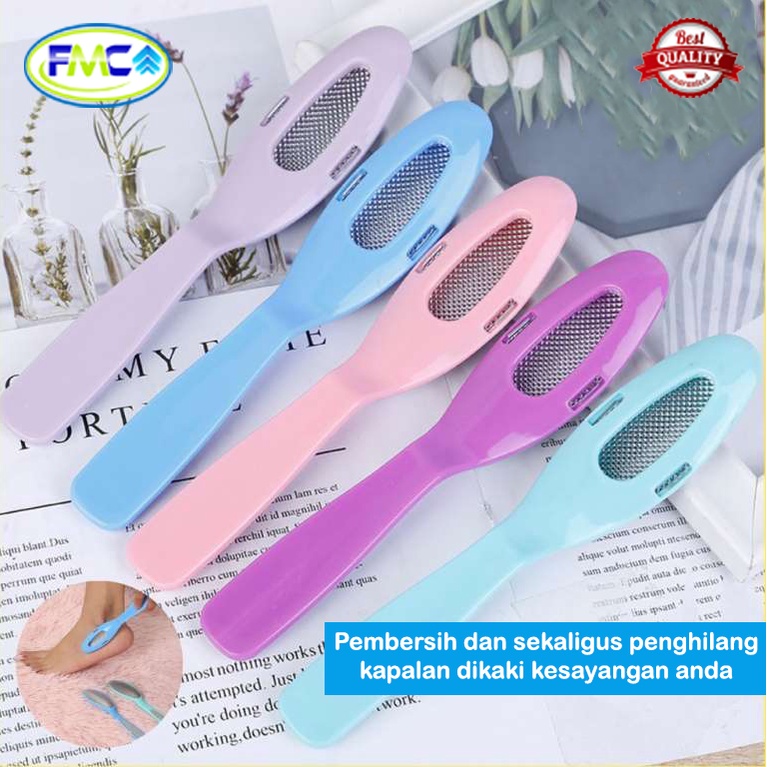 Alat Gosok Kaki Kapalan Penggosok Kaki Pecah Pecah Alat Pedicure 2 Sisi Perawatan Kaki Penghalus Tumit