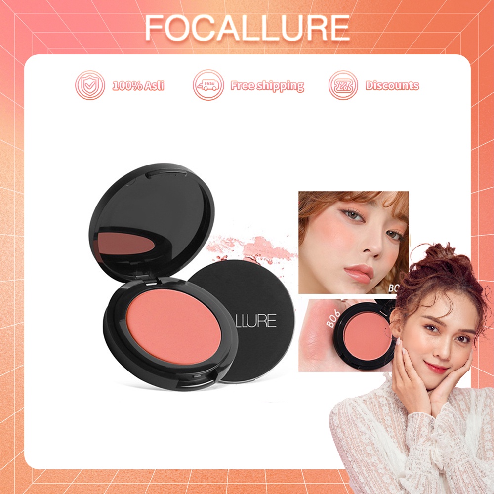 FOCALLURE Natural Blush on Sweet Face Cheek Make Up Powder-Blushed Untuk Wajah FA25B