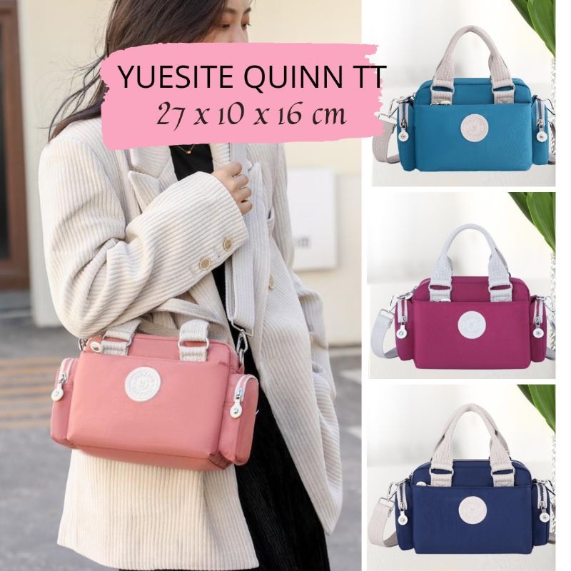 TAS WANITA TENTENG SELEMPANG WANITA KOREA YUESITE QUINN TT IMPORT