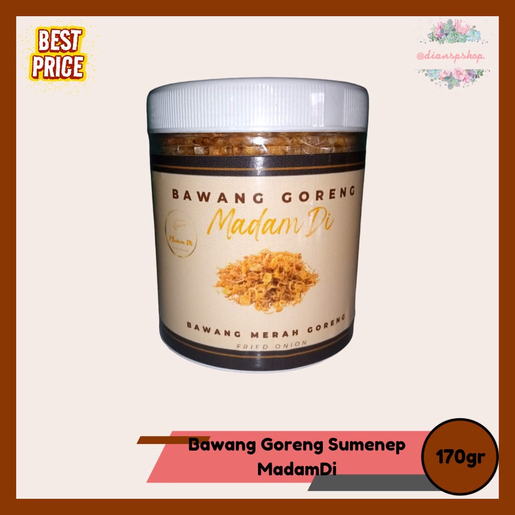 

Bawang Goreng Sumenep Asli Tanpa Tepung 170gr