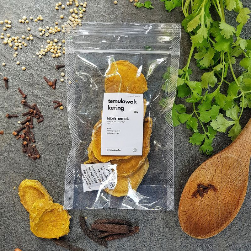 

Temulawak 50 Gram - Rempah Rempah Organik Alami