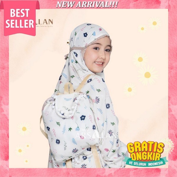 Mukena Anak Travel Model Terbaru Lebaran 2022 - Mukena Anak Perempuan Tutu Brukat Tsurayya By Labell