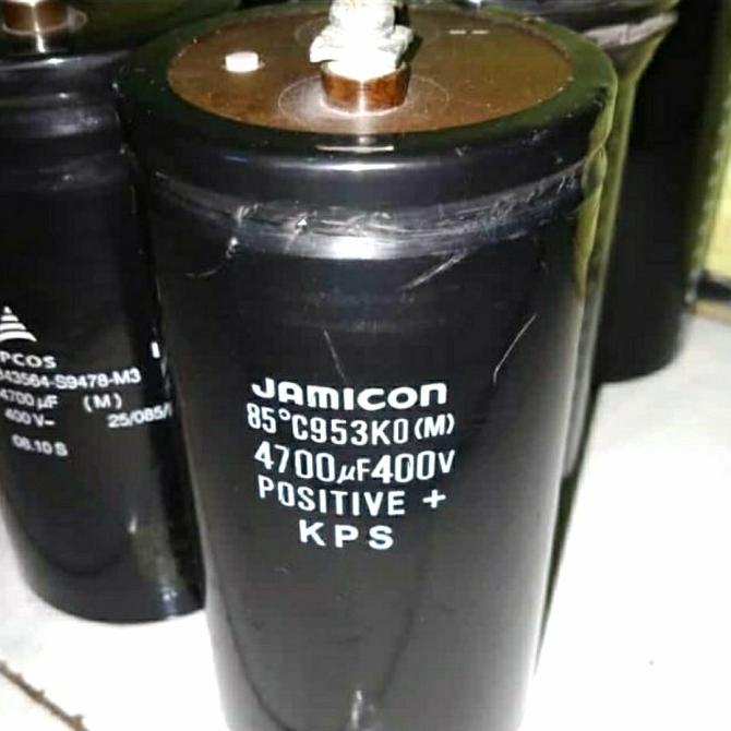 Elco Kapasitor Jamicon Epcos 4700Uf 4700 4700Mdf 400Vdc 400V 400 Volt