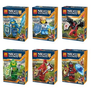 Nexo Soldiers LeLe Block Brick Mini Action Figures Anime Manga Lego