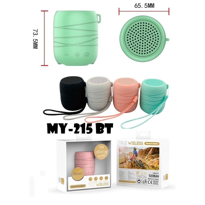 Speaker Bluetooth Mini Macaron Wireless MY-215