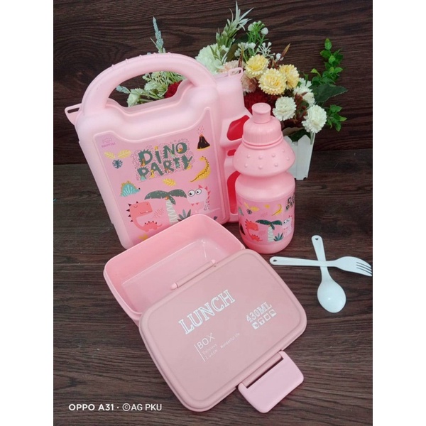 READY LUNCH BOX ANAK 3 in 1 MODEL KOPER