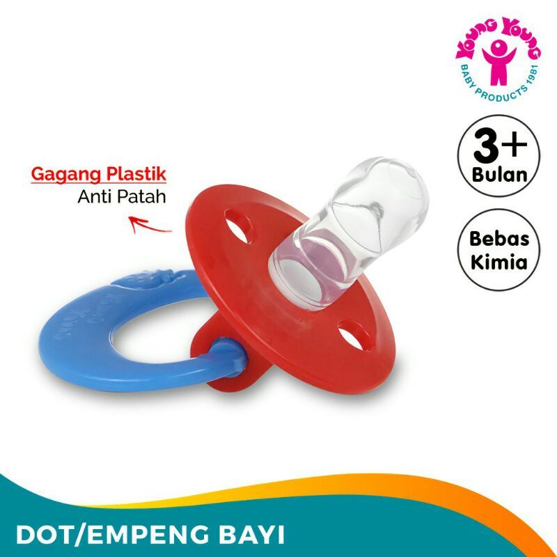 Young Young SA8 Silicone Baby Soother/Empeng Bayi 3M+