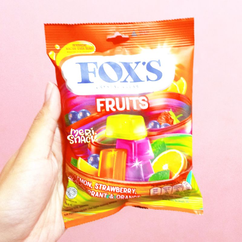 

Fox's Crystal Clear Fruits 90gr / Permen Fox / Foxs