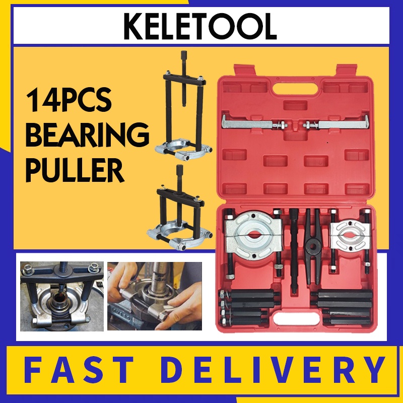 alat Puller as pembuka bering preseneleng kanter lahar treker pelepas 14pcs  set separator bearing k