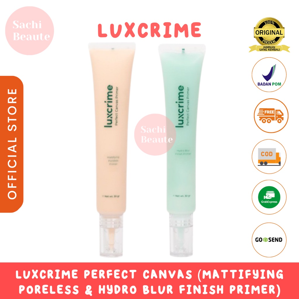 Luxcrime Perfect Canvas - Mattifying Poreless Primer Hydro Blur Finish Primer Lux Crime