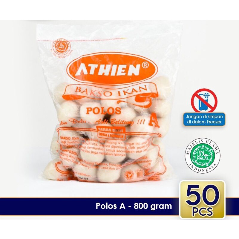 

Athien Bakso Ikan Polos A isi 50 enak dan murah