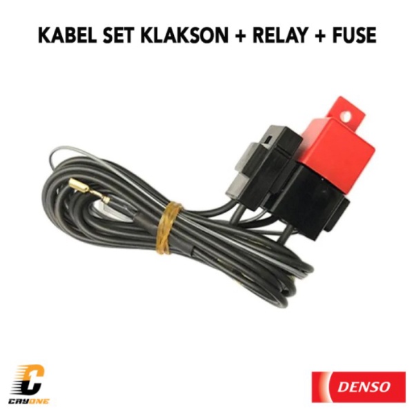 Jual Jual KIT Denso Horn Cable Set Kabel Klakson Relay Motor Mobil