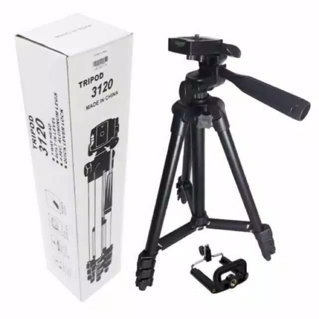 Weifeng Tripod 3120a - Tripod HP dan Kamera Universal + Free Holder U dan Tas Tripod Dudukan Kamera/T