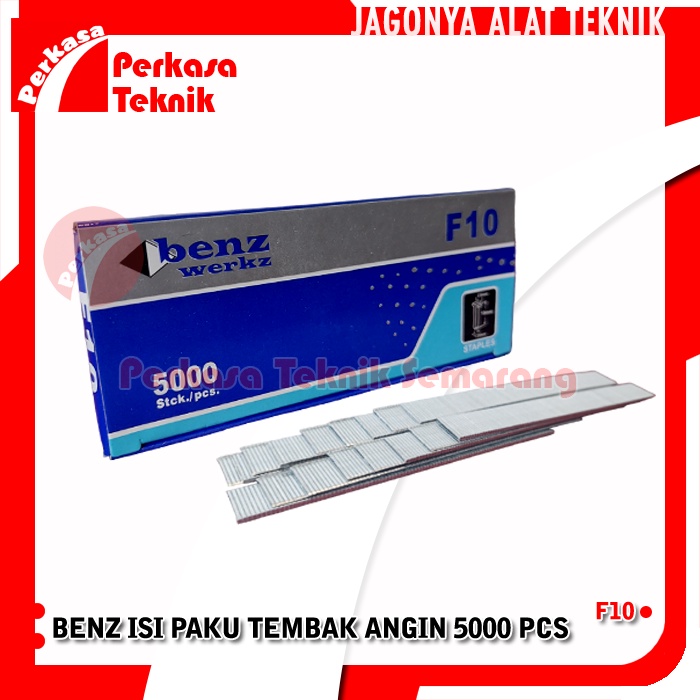 

BENZ Isi Paku Tembak Angin Air Nailer Refill F10 Staples Gun 10 mm