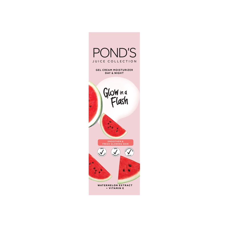 POND'S Juice Collection Glow In Flash Gel Cream Moisturizer 20G | Pelembab Wajah BY AILIN