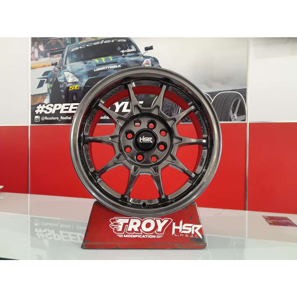 Velg Mobil Ce28 HSR BOROKO SRD HSR HYPER BLACK Agya,Yaris,Brio,Vios,Avanza | Free Ongkir