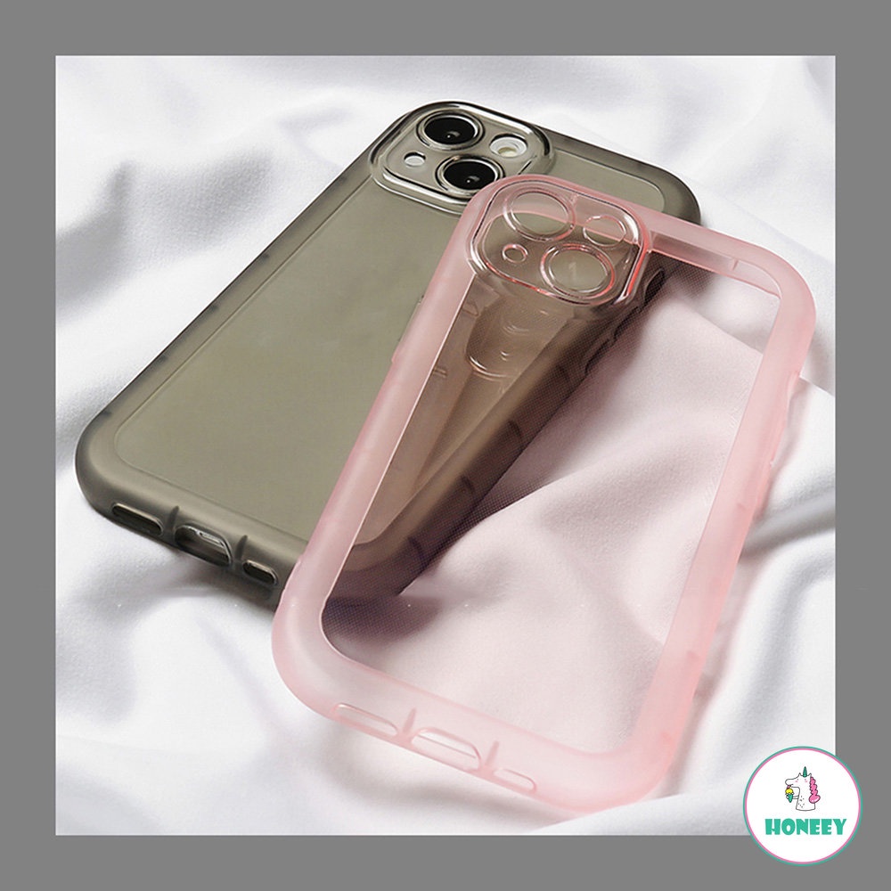 Soft Case TPU Matte Kristal Tahan Debu Untuk IPhone 14 13 12 11 Pro Max X XR 8 7 Plus