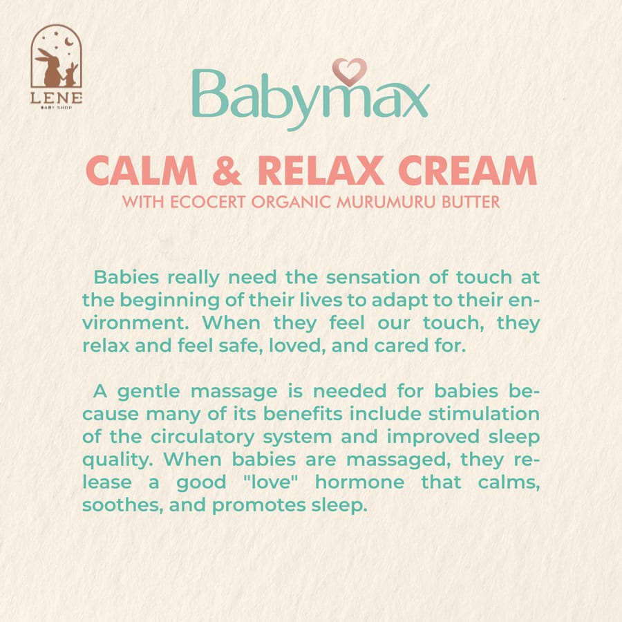 Babymax Calm And Relax Cream 25gr - For Belly And Back