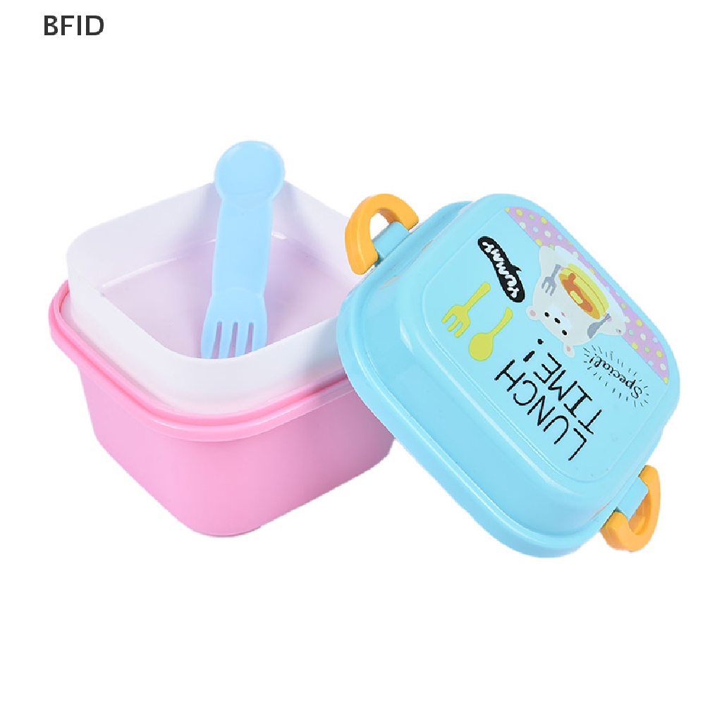 [BFID] Kotak Makan Plastik Sehat Kartun Microwave Oven Lunch Bento Boxes Kid Lunchbox [ID]