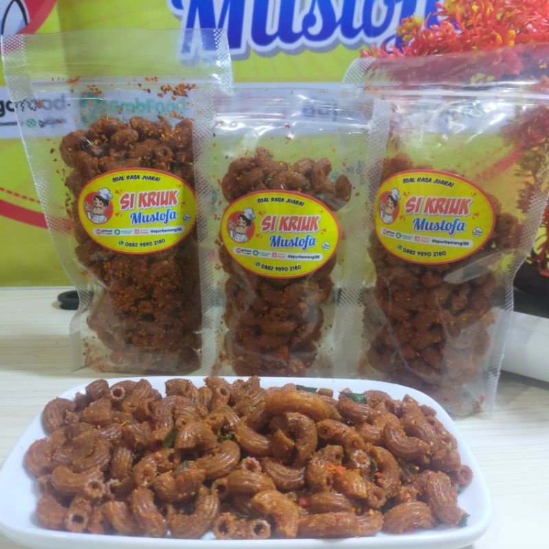 

Makaroni bantet kering pedes balado 60 gram