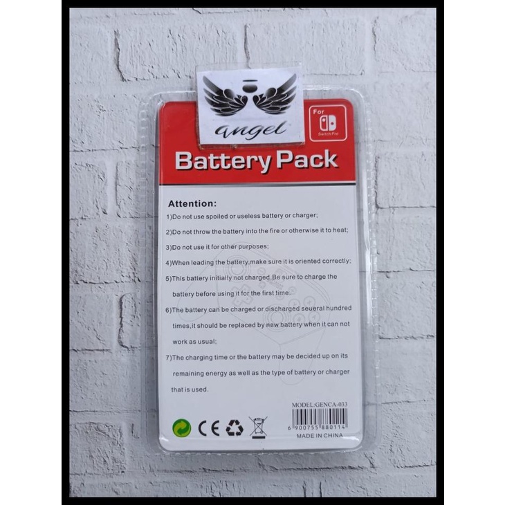 BATTERY BATERAI PACK STIK PRO CONTROLLER SWITCH PLUS BONUS OBENG Y KODE 380