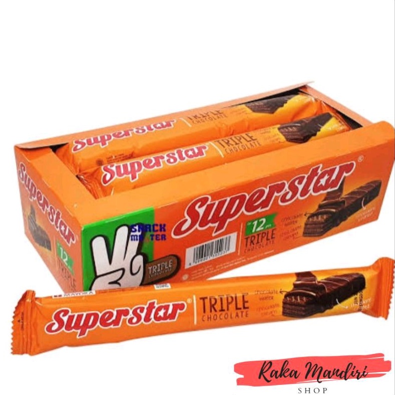 

Superstar Wafer Triple Chocolate 12Pcs