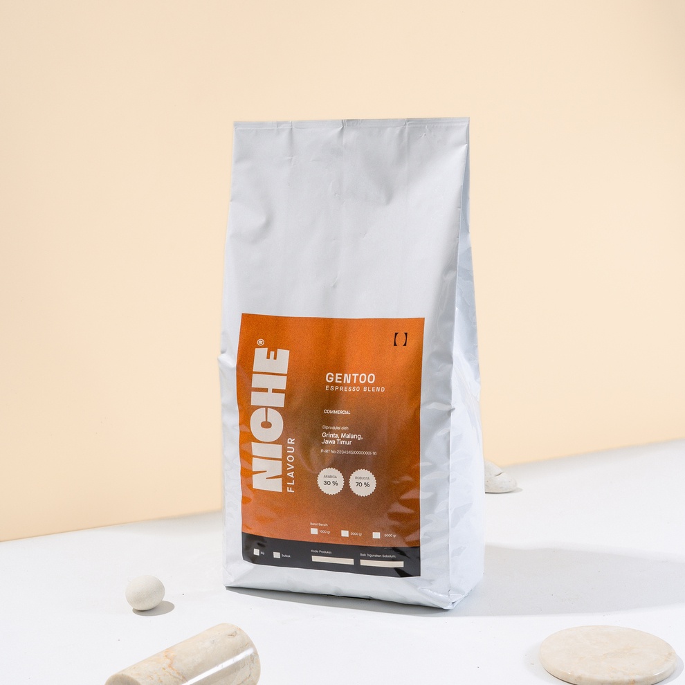

Gentoo - Biji Kopi Arabica 30 Robusta 70 Espresso Blend