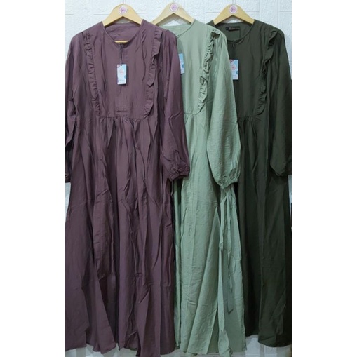 GAMIS POLO LINEN // GAMIS // GAMIS LINEN // DRESS POLO LINEN // POLO LINEN //HOMEY//DRESS POLOS//BUSUI//MIDI DRESS//