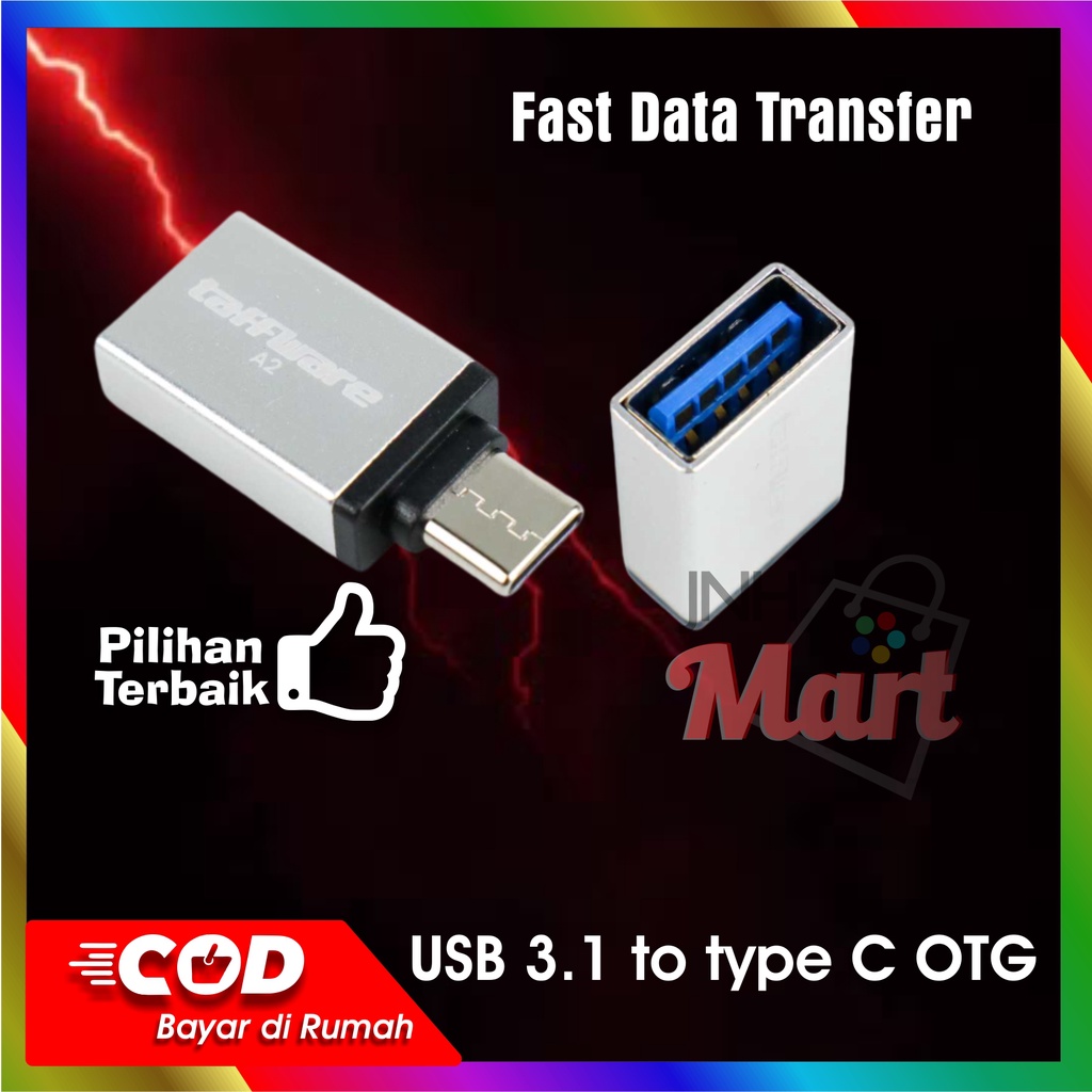 USB 3.1 to Type C OTG Adapter Hp Android