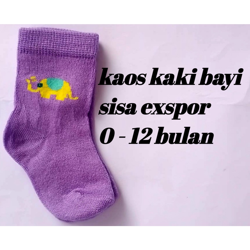 KAOS KAKI BAYI 0 - 12 BLN, KAOS KAKI BAYI LEMBUT DAN HALUS