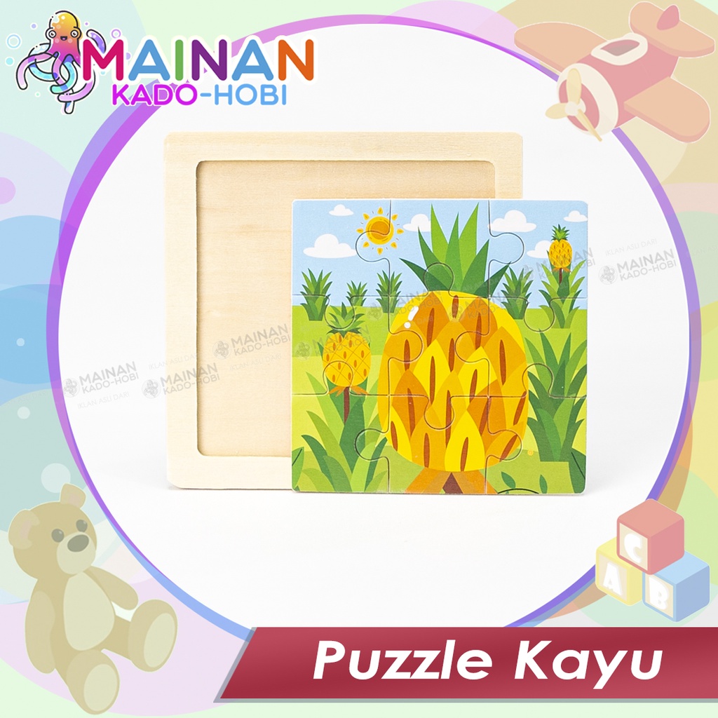 HADIAH ULANG TAHUN ANAK MAINAN PREMIUM WOODEN PUZZLE TOYS