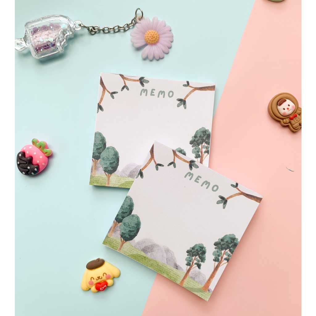 【GOGOMART】Kertas Memo Memopad Memo Notepad / Memo Catatan Bukan Sticky Notes Tempel - MM001