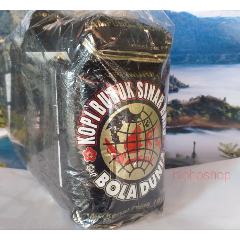 

kopi bubuk sinar baru cap bola dunia 1 kg isi 10 bungkus dalam 1 pak,