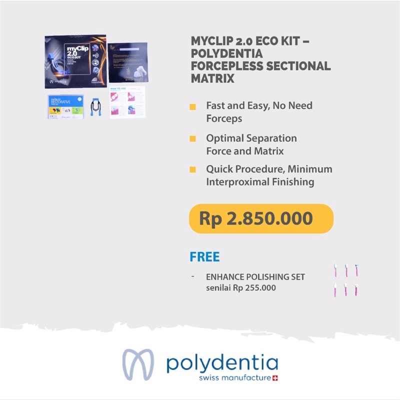 Jual Dental Jaya Matrix Myclip Original Polydentia My Clip Sectional Matrix