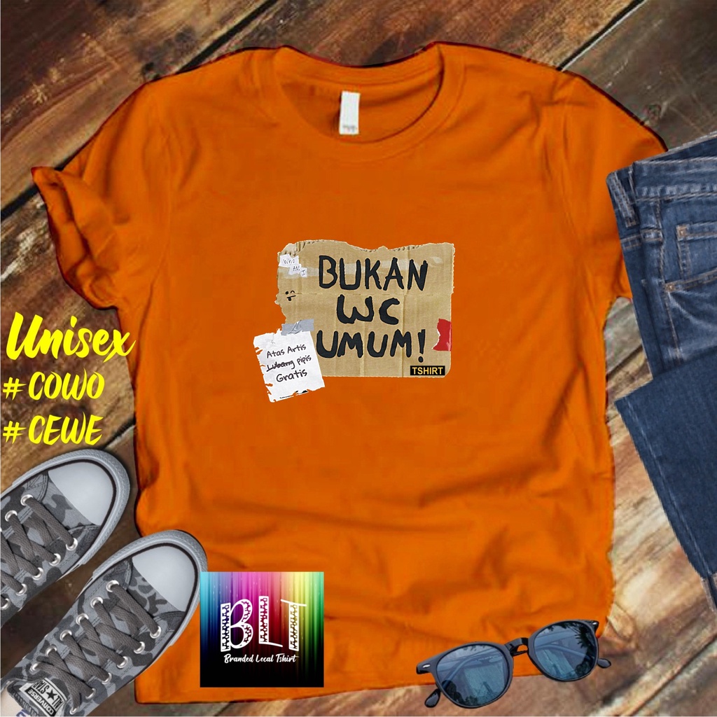 Cod Diskon Promo Gratis Ongkir/Kaos dtf BUKAN WC UMUM/Kaos Terlaris Kualitas Terjamin Kaos Pria Distro /Kaos Murah Kaos katun/Pakaian Pria  Pakaian Wanita Kaos Viral/Best Seller