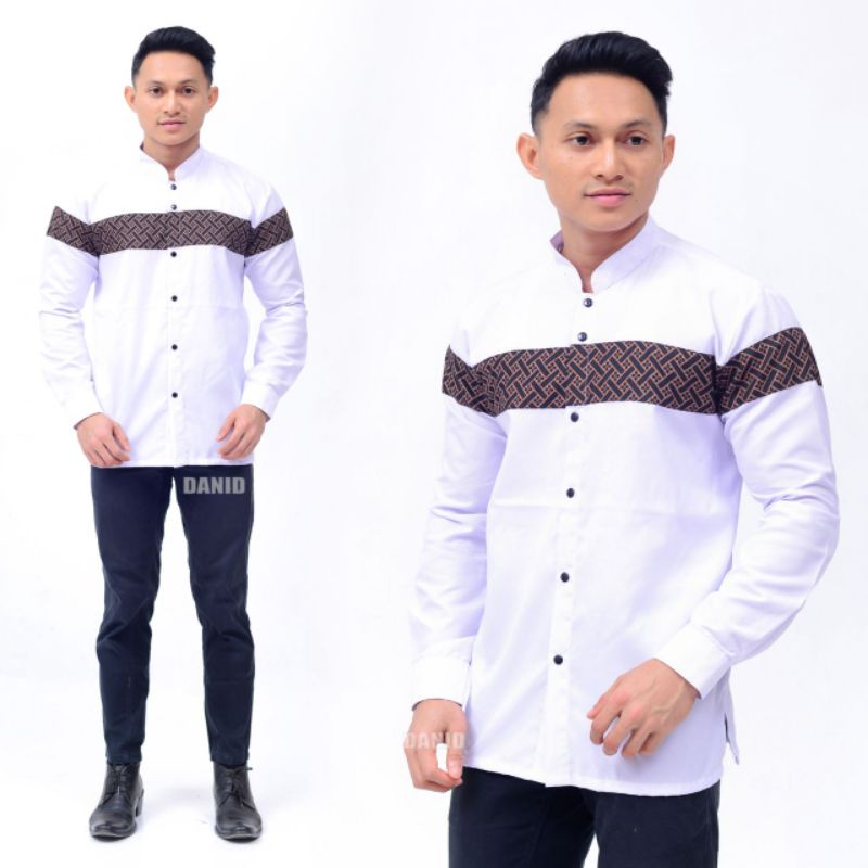 Baju Koko dewasa terbaru lengan panjang banyak warna