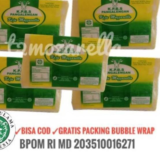 

COD | KSH|(Grosir) paket isi 5 keju mozarella KPBS 250gram